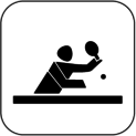 Tischtennis Icon: Tischtennis
