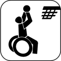 Rollstuhlbasketball Icon: Rollstuhlbasketball